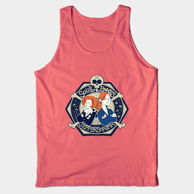 Scull & Bones Club Tank Top by tumblebuggie